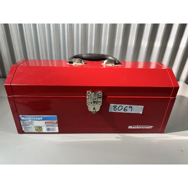 Mastercraft Red Metal Tool Box
