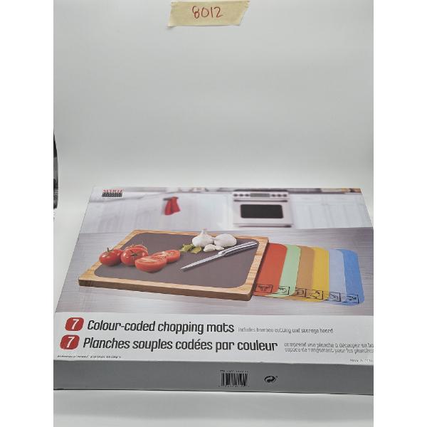 7 Colour-Coded Chopping mats