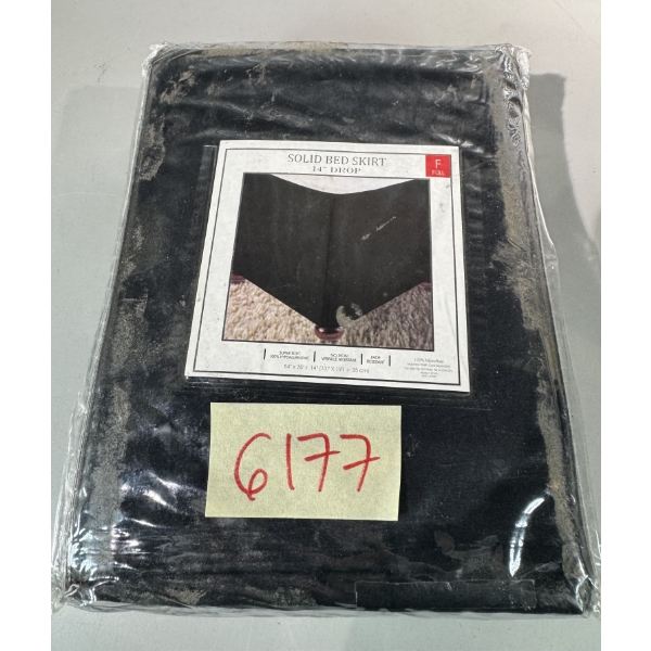 Black Bed Skirt - Full Bed