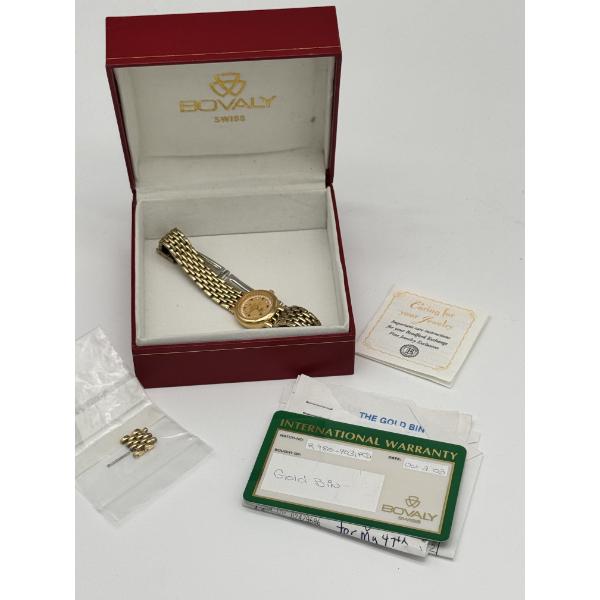 Bovaly Gold Plated Watch