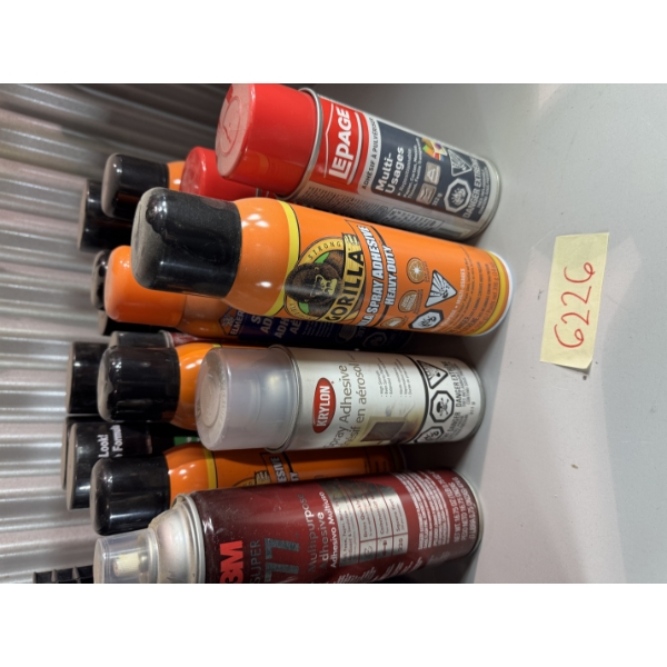 Cans of spray adhesive