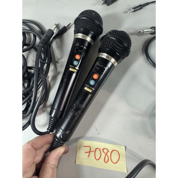 Two Corded Pioneer Microphones