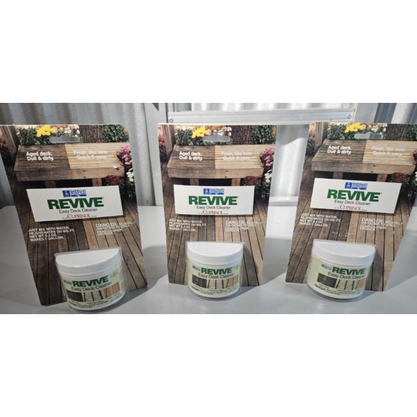 9 Lot - Sherwin-Williams Revive Easy Deck Cleaner
