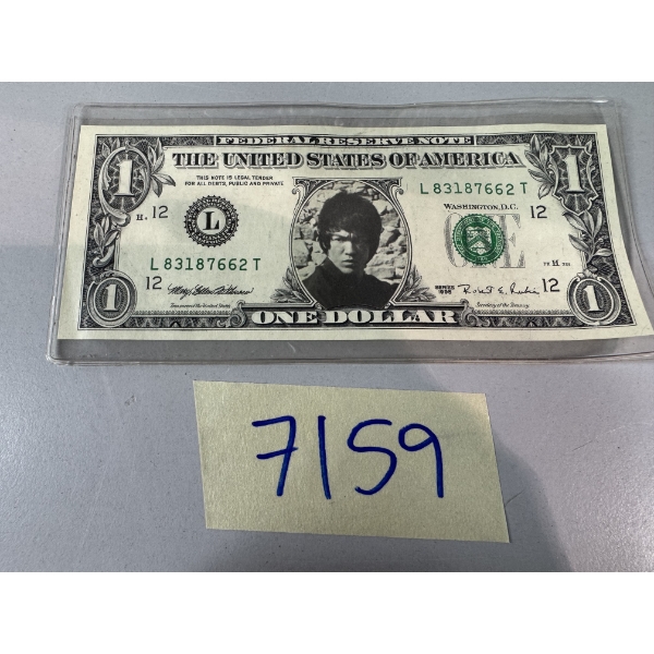 Bruce Lee Dollar Bill