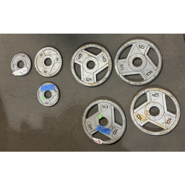 Gym Weighted Plates - Olympic Size