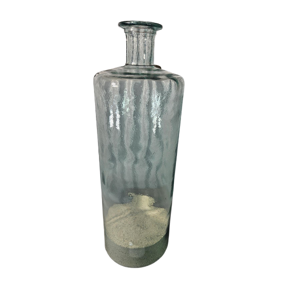 Large Decrative Glass Vase With Sand 