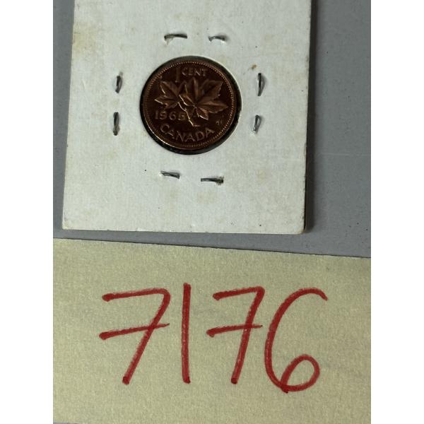 1965 1 cent coin