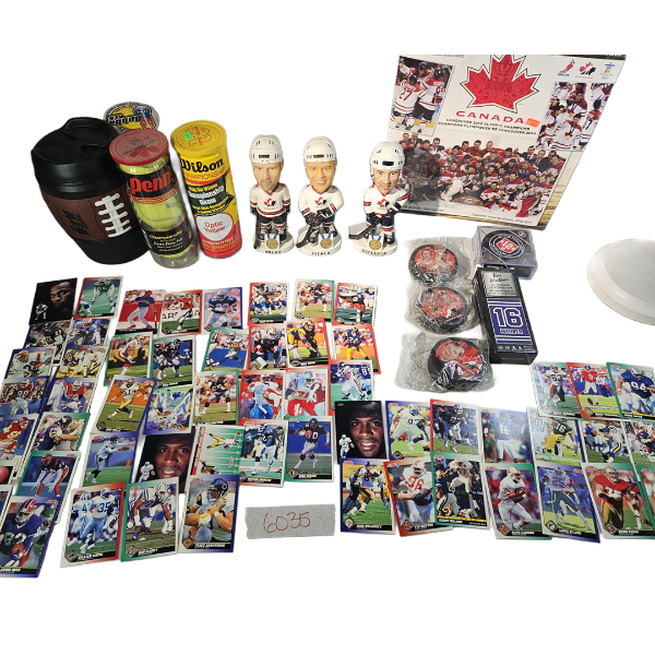 Vintage Football, Baseball Cards & Sports Lot 