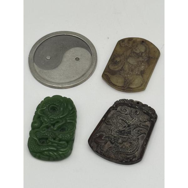 Four carved iterms