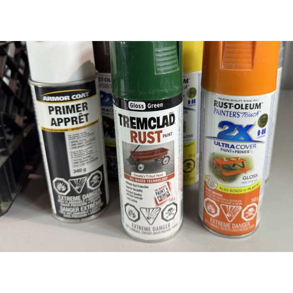Mixed Spray Paint Lot 2