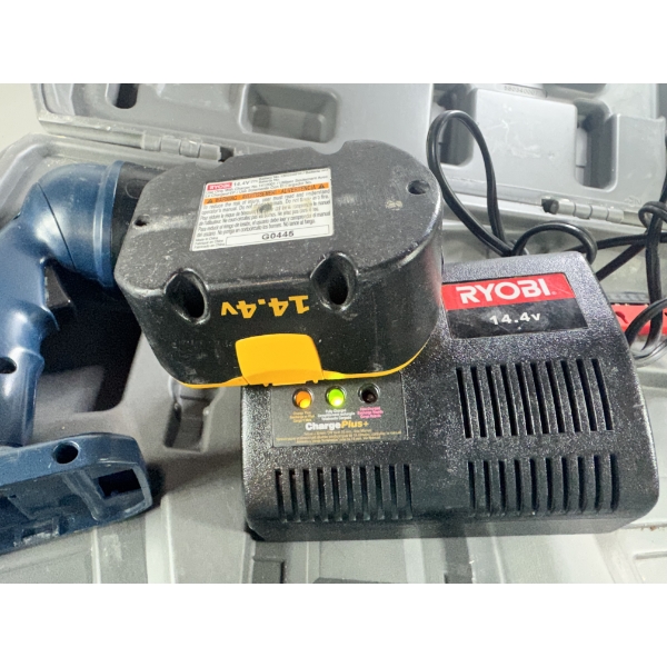 Ryobi Flashlight and Battery and Charger