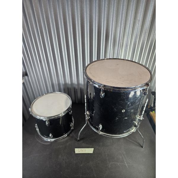 2 Gretsch Renown Floor Drum & Rack Tom Drum