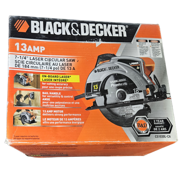 Black&Decker 13 Amp 7-1/4 Laser Circular Saw