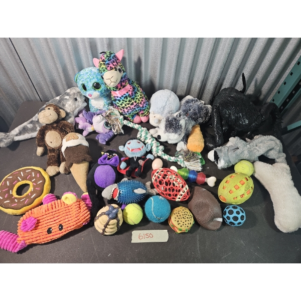 Assortment Of Dog Toys 