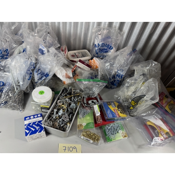 Mixed lot of Screws and Nails