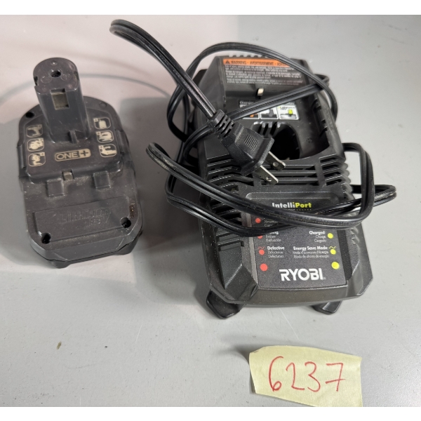 Ryobi charger P118 and battery P189