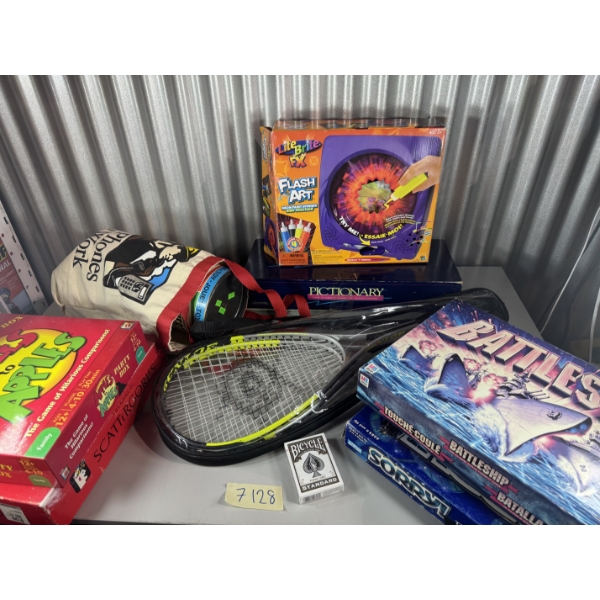 Kids games and rackets