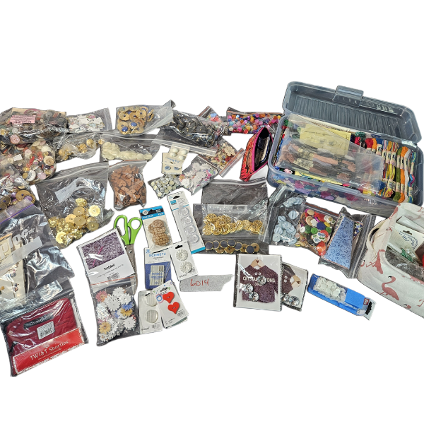 Large Sewing & Button Lot