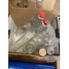 Image 1 : BOX LOT OF GLASS BOTTLES
