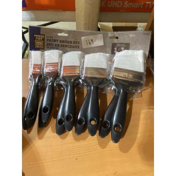 10-PIECE PAINT BRUSH SET