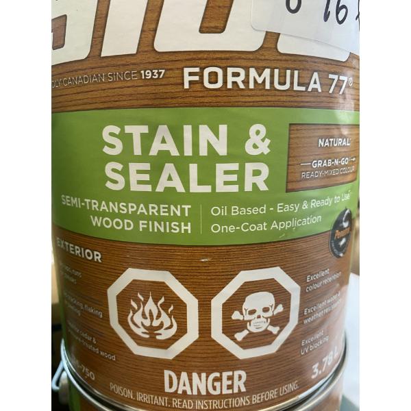 2 GAL OF SICO SEMI TRANSPARENT STAIN AND SEALER 