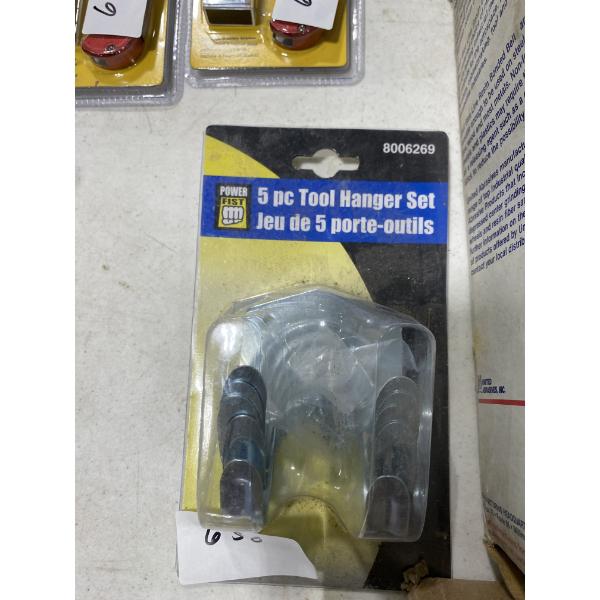 5 PC TOOL HANGER SET