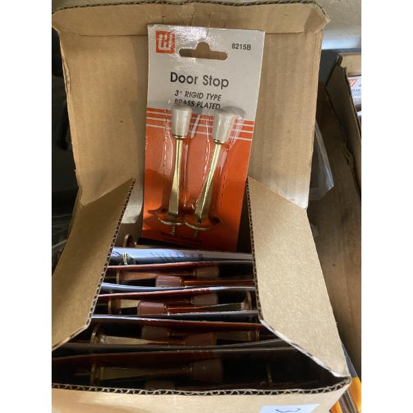 APPROX. 10 BRASS DOOR STOPS