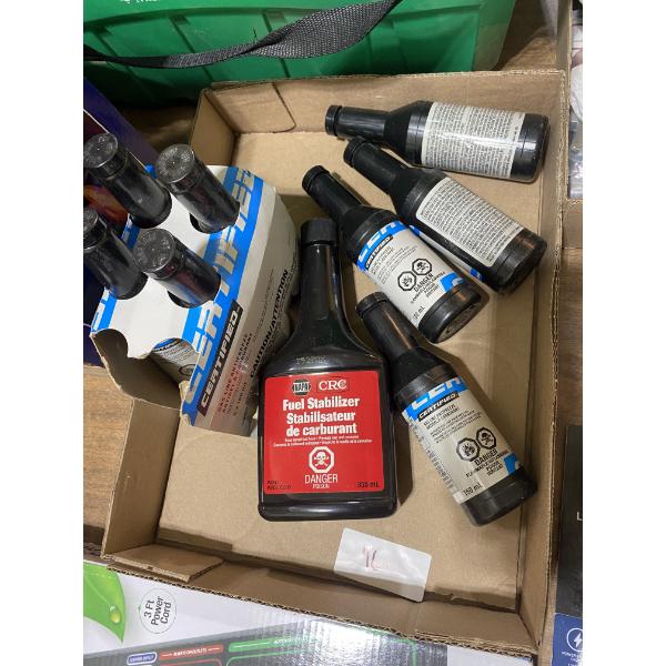 BOX LOT OF GAS LINE ANTIFREEZE 