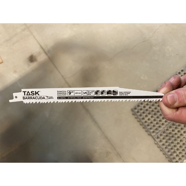 10 9 INCH TASK SAWZALL BLADES FOR METAL 