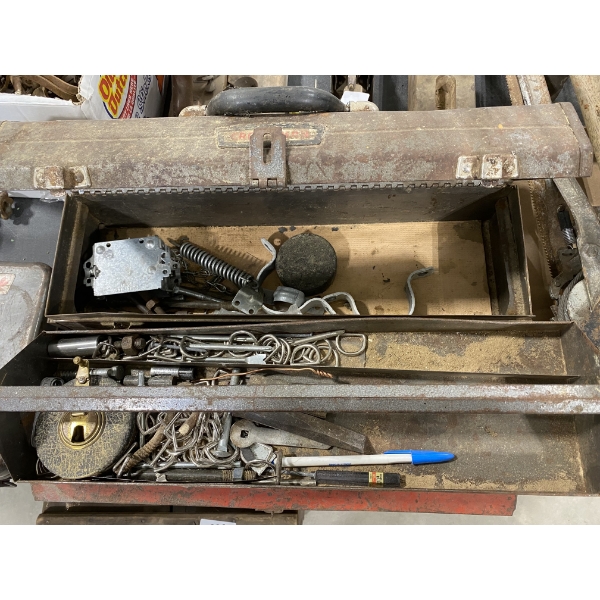 SMALL TOOL BOX WITH CONTENTS
