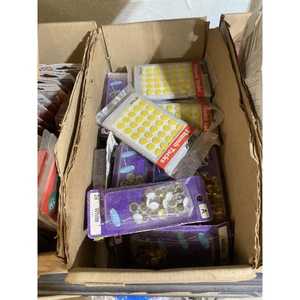 BOX OF THUMB TACKS