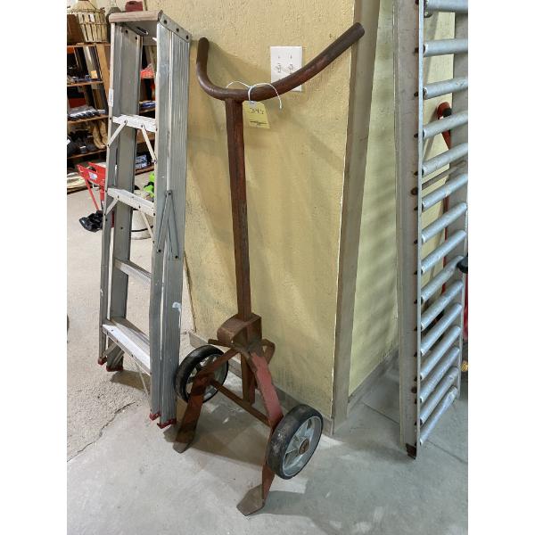 OLD DOLLY CART- WHEELS ARE JAMMED UP