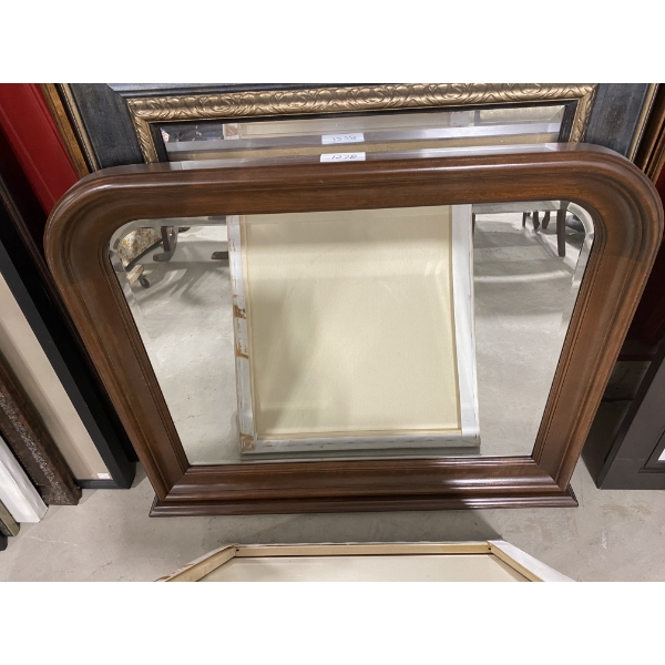 3 FT WOODEN MIRROR