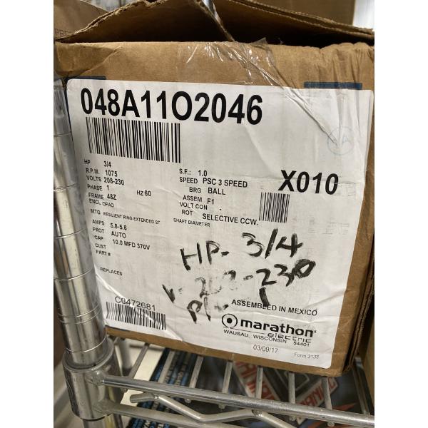 3/4 HP ELECTRIC MOTOR - 240 V