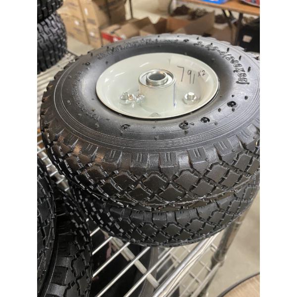 2 10 INCH DOLLY WHEELS