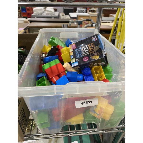 BOX LOT OF KIDS BIG LEGO