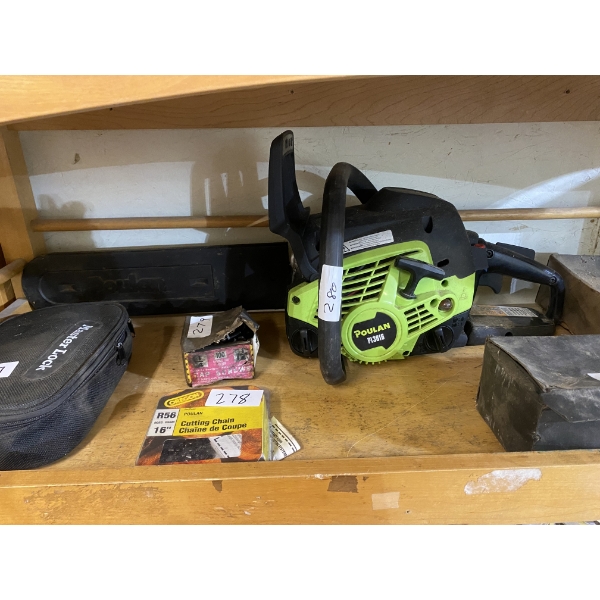 GAS-POWERED CHAIN SAW