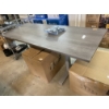 Image 1 : 72X28 INCH ADJUSTABLE DESK- EVERYTHING IS THERE- TOP HAS SOME SCUFFS