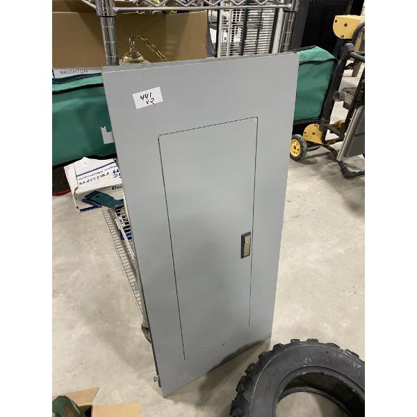 TWO 42X19IN BREAKER PANEL DOORS