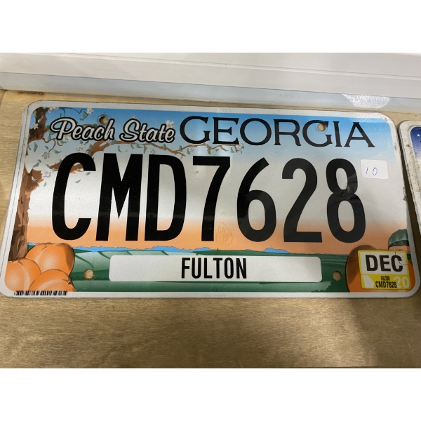 GEORGIA US LICENSE PLATE