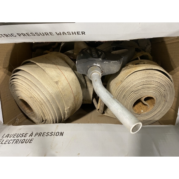 BOX LOT OF 6 WINCH STRAPS FOR GOOSENECK TRAILER