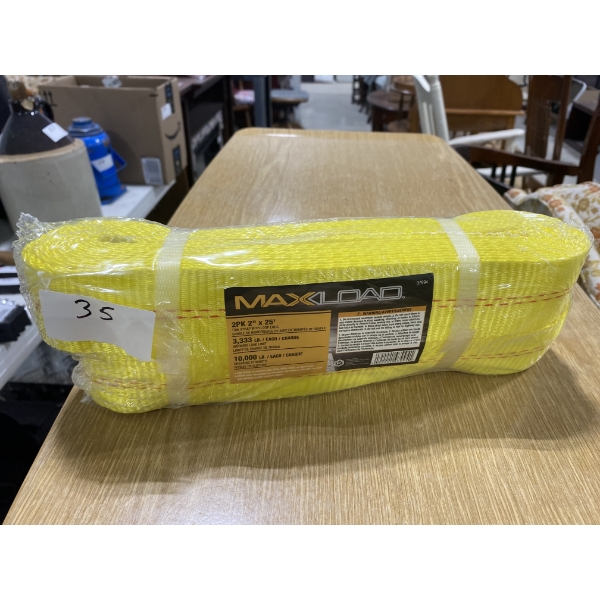 2 OF 2IN X 25FT TOW STRAPS