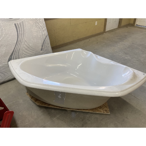 MAXX CORNER BATHTUB 54 X 54 INCH WHERE IT GOES IN CORNER 