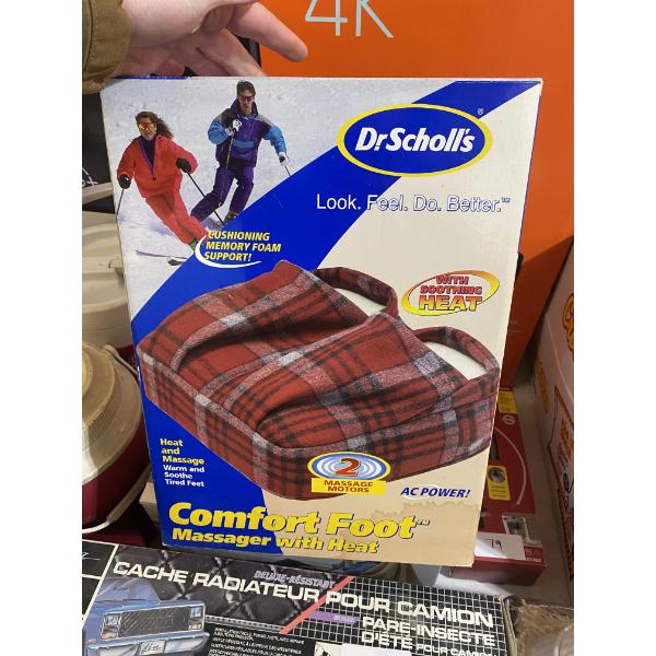 DR SCHOLLS FOOT MASSAGER WITH HEAT