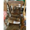Image 1 : WOODEN ROCKING CHAIR