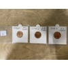 Image 1 : 3 PCS OF US 1 CENT TEST TOKENS