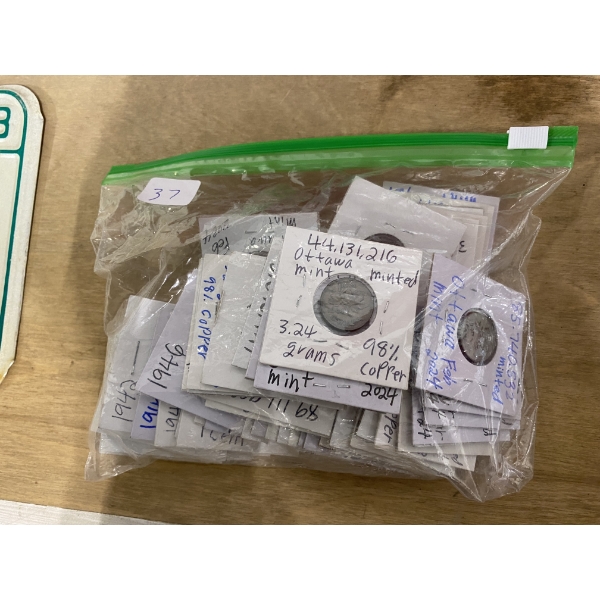 50+ PCS OF CD 1 CENT - 1940s