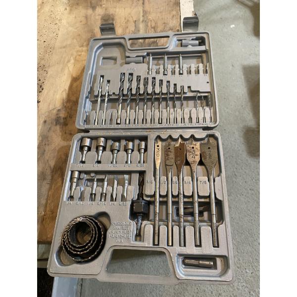 WOOD BIT, DRILL BIT, HOLE SAW KIT