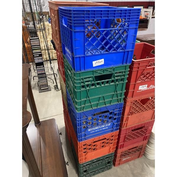 4 MILK CRATES