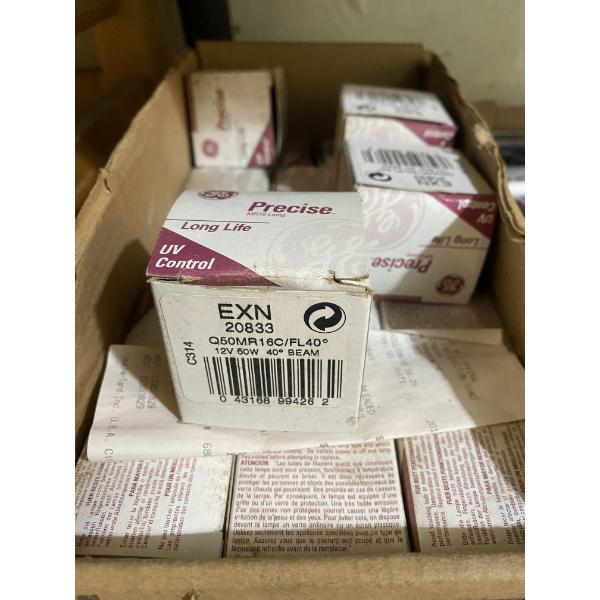 BOX OF SMALL 50 WATT PRECISE BULBS